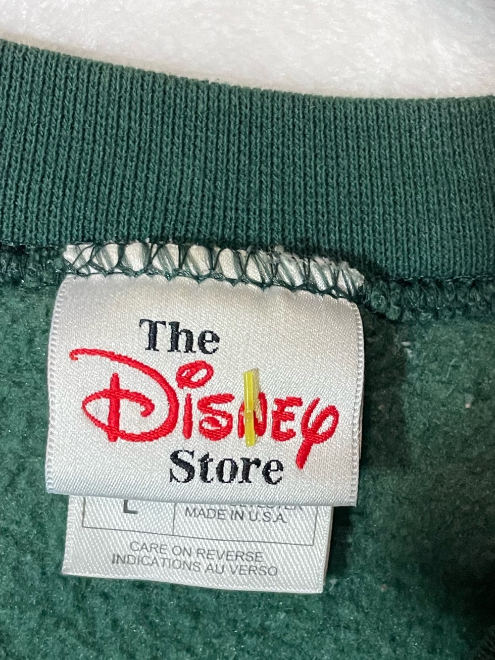 Vintage Disney Tigger Graphic Crewneck Sweatshirt- Dark Green - Picture 4 of 4